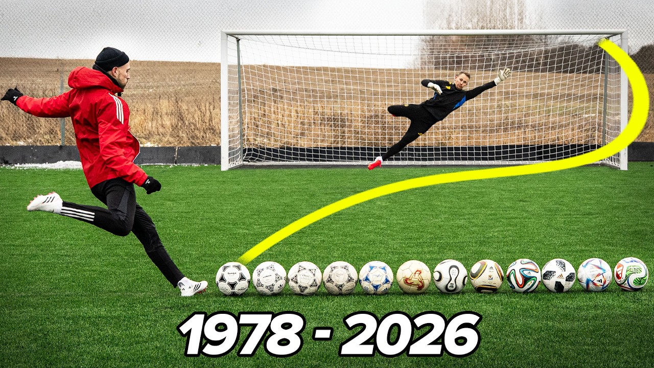 I tested and rated EVERY World Cup ball from 1978-2026 thumbnail
