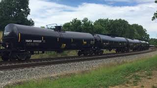 Union Pacific Engines Lead Empty CSX Ethanol Train