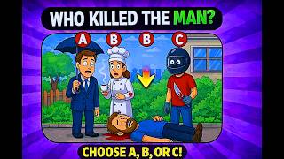 Only 1% Can Solve This! Who Killed The Man? 🕵️‍♂️
