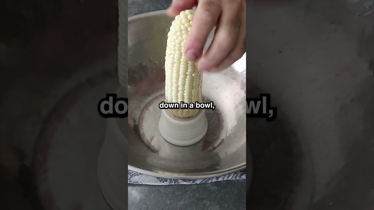 The Easiest Way to Get Corn Off the Cob