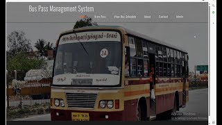 Buspass Management System screenshot 2