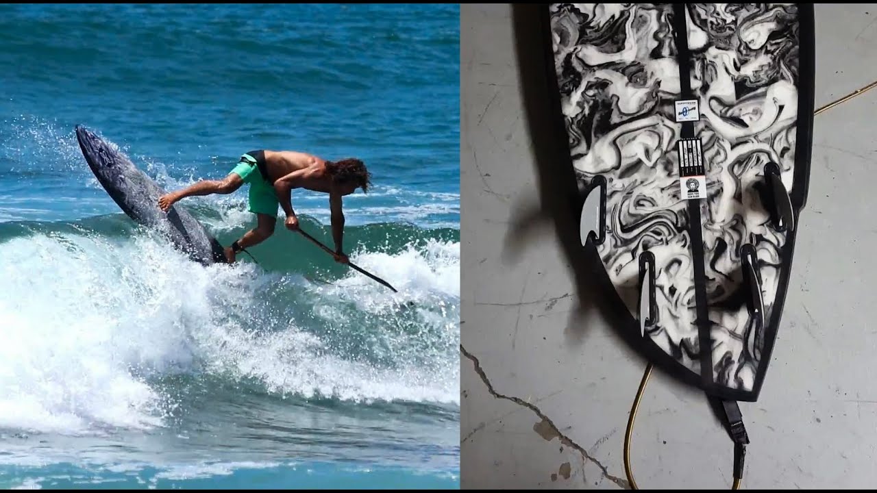 SUP Surfing on an Asymmetrical Board YouTube