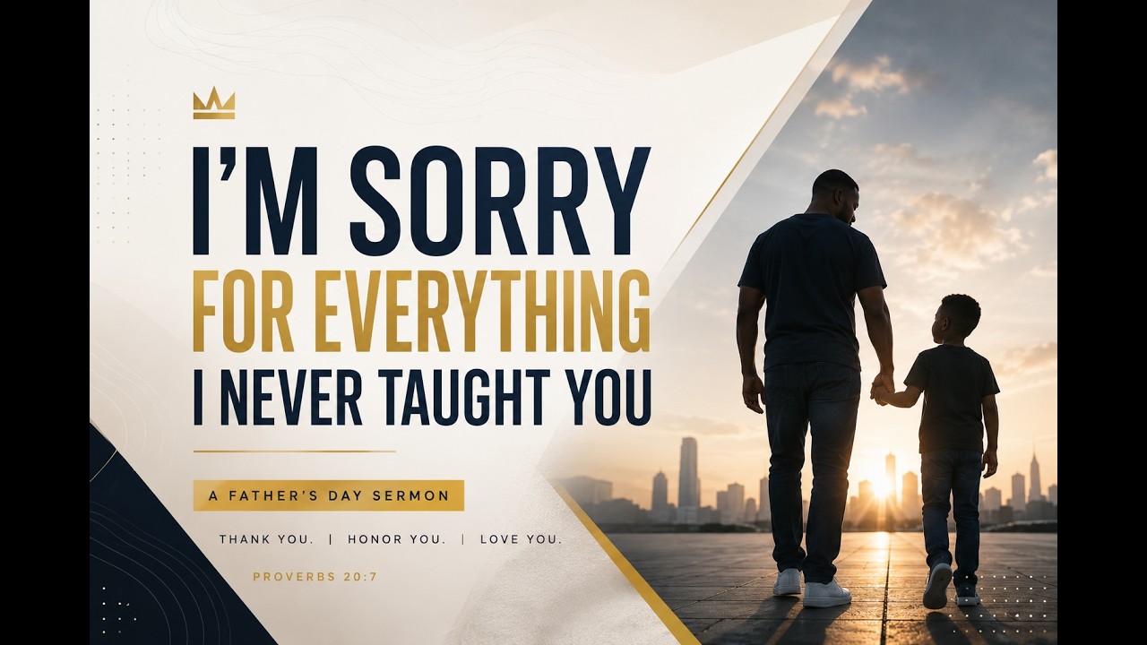 I’m Sorry For Everything I Never Taught You | The Conversation Most Fathers Never Had |