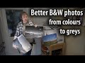 Better B&W photos from controlling how colours turn grey