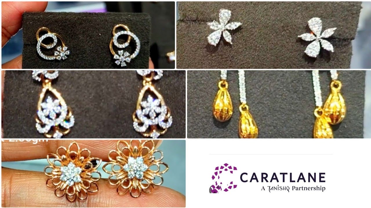 Floral Diamond Drop Earrings | Fascinating Drop Earrings | CaratLane