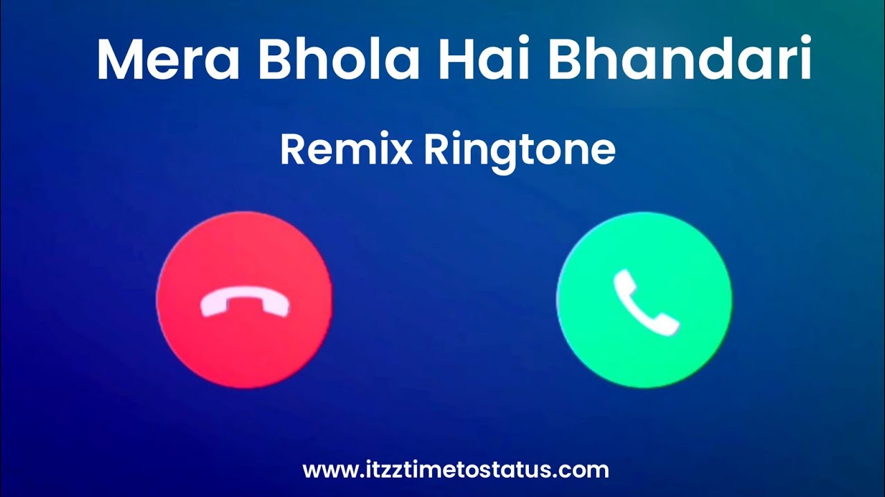 Mera Bhola Hai Bhandari Remix Ringtone  Mera Bhola Hai Bhandari whatsApp status   Rington