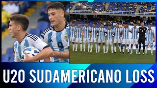 ARGENTINA U20 LOSE VS PARAGUAY AT SUDAMERICANO, MAXIMO PERRONE, FACUNDO BUONANOTTE, MASCHERANO