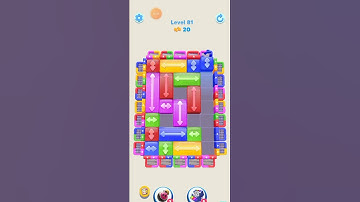 Color Blocks 3D Slide Puzzle - Level 81