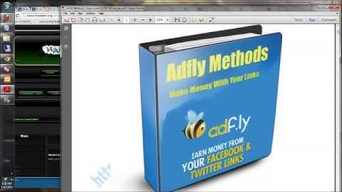 how to get ad clicks traffic make money online , with adfly