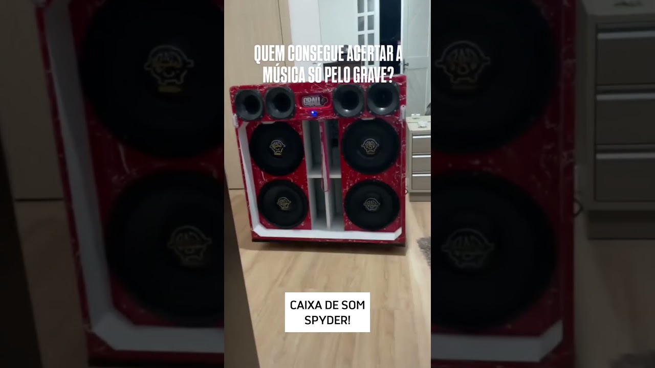 CAIXA DE SOM RESIDENCIAL SPYDER TOCANDO FORTE!