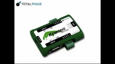 Introducing the Komodo CAN Duo Interface
