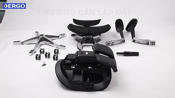 Hướng dẫn lắp đặt ghế văn phòng ErgoStuhl Max1 | DERGO Việt Nam