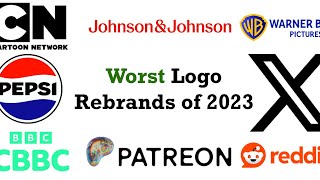 Worst Logo Rebrands of 2023