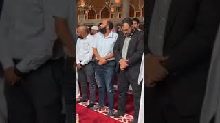 الشيخ ابو اسحاق الحويني يحضر جنازة الشيخ يوسف القرضاوي رحمه الله تعالى