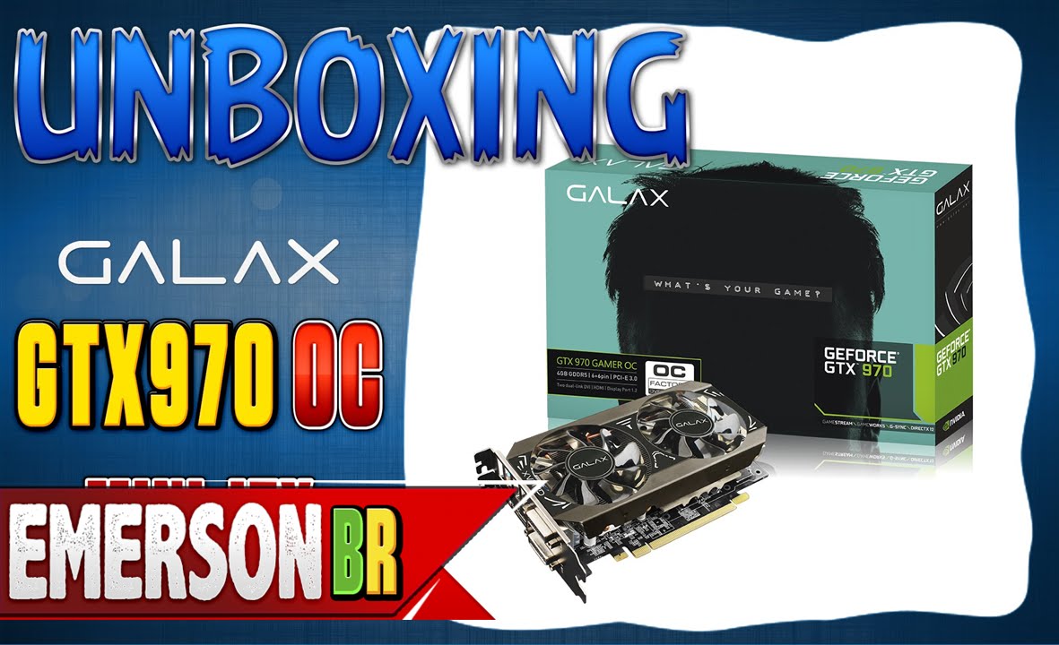 Unboxing - GALAX GTX 970 OC 4GB 256-bit GDDR5 mini-ITX