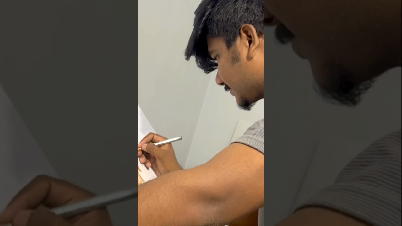 Colour pencil drawing A3 size ✍️✨ Artist Rahul Palur 