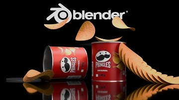 Mini Pringles 3d render || blender tutorial