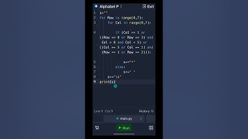 Create a Spectacular Letter P using Star Pattern in Python! #python #shorts #viral #trending #easy