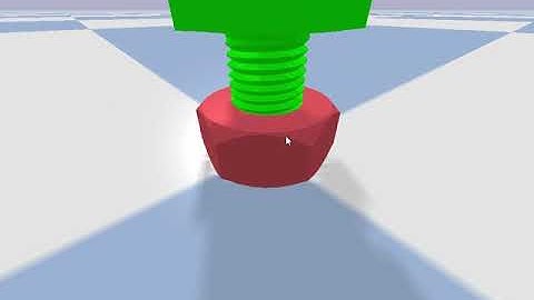 PyBullet nut and bolt using contact constraints (no other joints)