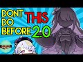 Things to do &amp; Not do before Inazuma 2.0 Patch in Genshin Impact