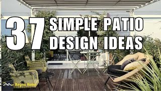 37 Simple Patio Design Ideas in 2024 for Your Outdoor Space