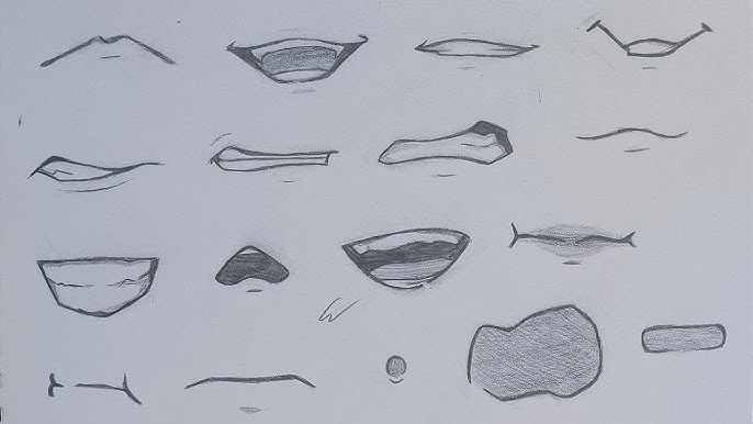Bocas gacha  Sketch mouth, Mouth drawing, Anime mouth drawing