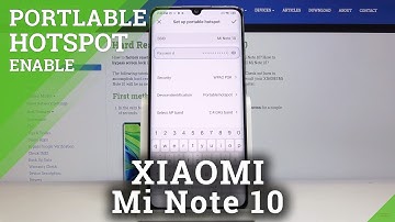 How to Create Portable Hotspot in XIAOMI Mi Note 10 – Share Internet