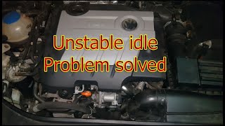 Engine code CBAB passat B6, unstable idle - Problem solved
