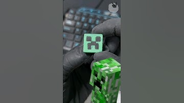 #minecraft #custom #keyboard part 1! #diy #creeper with #plumaru #shorts