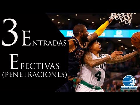 3 Entradas Mas Efectivas.  (penetraciones) BALONCESTO