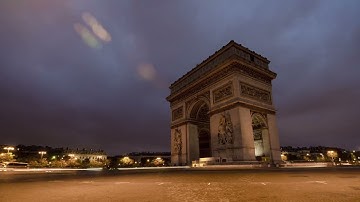 Arc de Triomphe timelapse | Royalty-Free Stock Video Footage | Videoscape