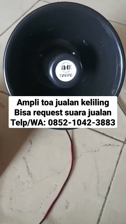 ampli toa jualan keliling, melodi jualan donat, ampli bluetooth