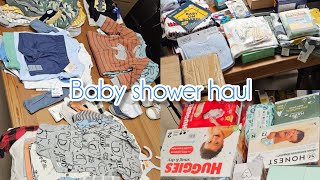 Baby shower haul for our son! 2025