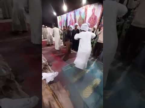 حارس ومحروس مع العمدة مشالي من أفراح قرية منيحة ذكر ليثي