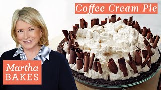 How to Make Martha Stewart's Coffee Cream Pie | Martha Bakes Recipes | Martha Stewart