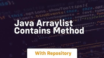 java arraylist contains method