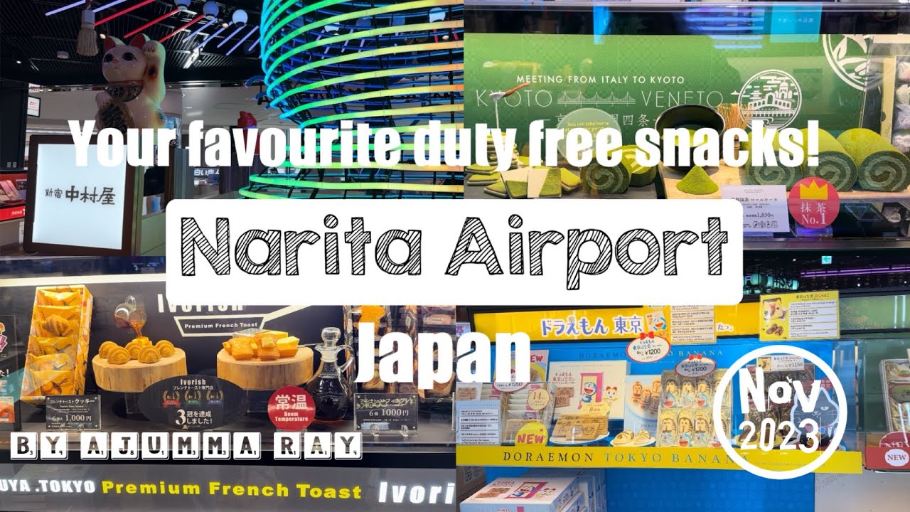 Japan Narita Airport Dutyfree shop (Nov 2023)- All the Japan snacks you can get!