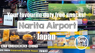 Japan Narita Airport Dutyfree shop (Nov 2023) All the Japan snacks you can get!