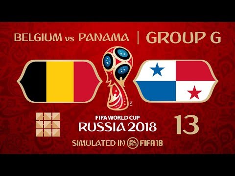 FIFA 18 | Virtual World Cup 2018 Simulation 13 - Belgium Vs Panama | Group G