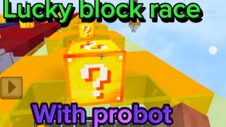 Lucky block race part 1.@PluckyShorts #gaming #minecraft #viral #trending