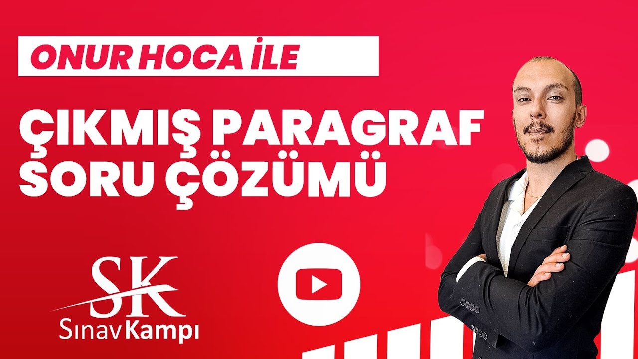 YDS ÇIKMIŞ PARAGRAF SORU ÇÖZÜMÜ | ONUR HOCA