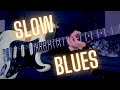 Super Slow Blues Guitar Backing Track - B Minor