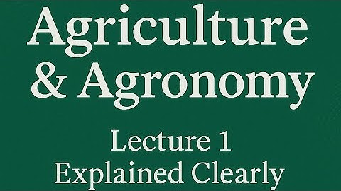 ARD NABARD 2025 Lecture 1 | Basics of Agriculture & Agronomy | Agriculture Preparation Starts Here!