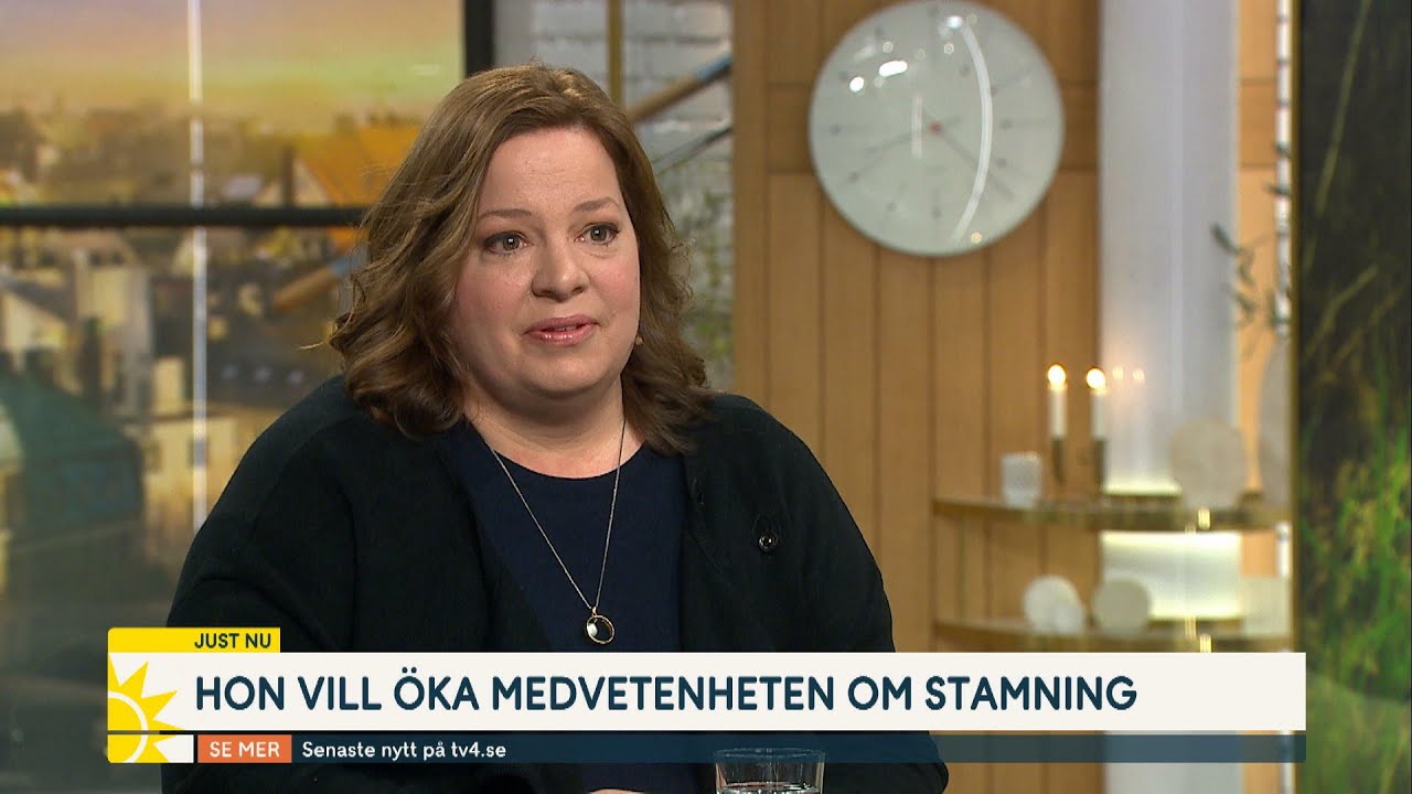 Läraren Tove vill öka medvetenheten om stamning: ”Var stolt över de… | Nyhetsmorgon | TV4 & TV4 Play