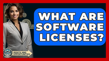 What Are Software Licenses? - AssetsandOpportunity.org