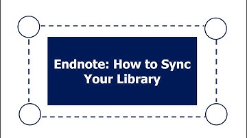Endnote Tutorial: How to Sync Your Endnote Library (Windows Users)
