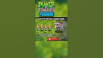 Queen of Fire Red Lotus Challenge Pvz Fusion 2.5.1 | #pvz #plantsvszombies #shorts