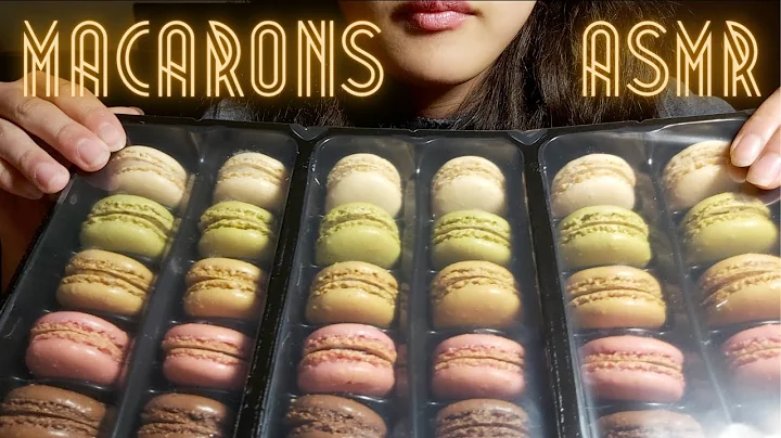 *FRENCH MACARONS* | New version | ULTRA CHEWY SOFT EATING SOUNDS