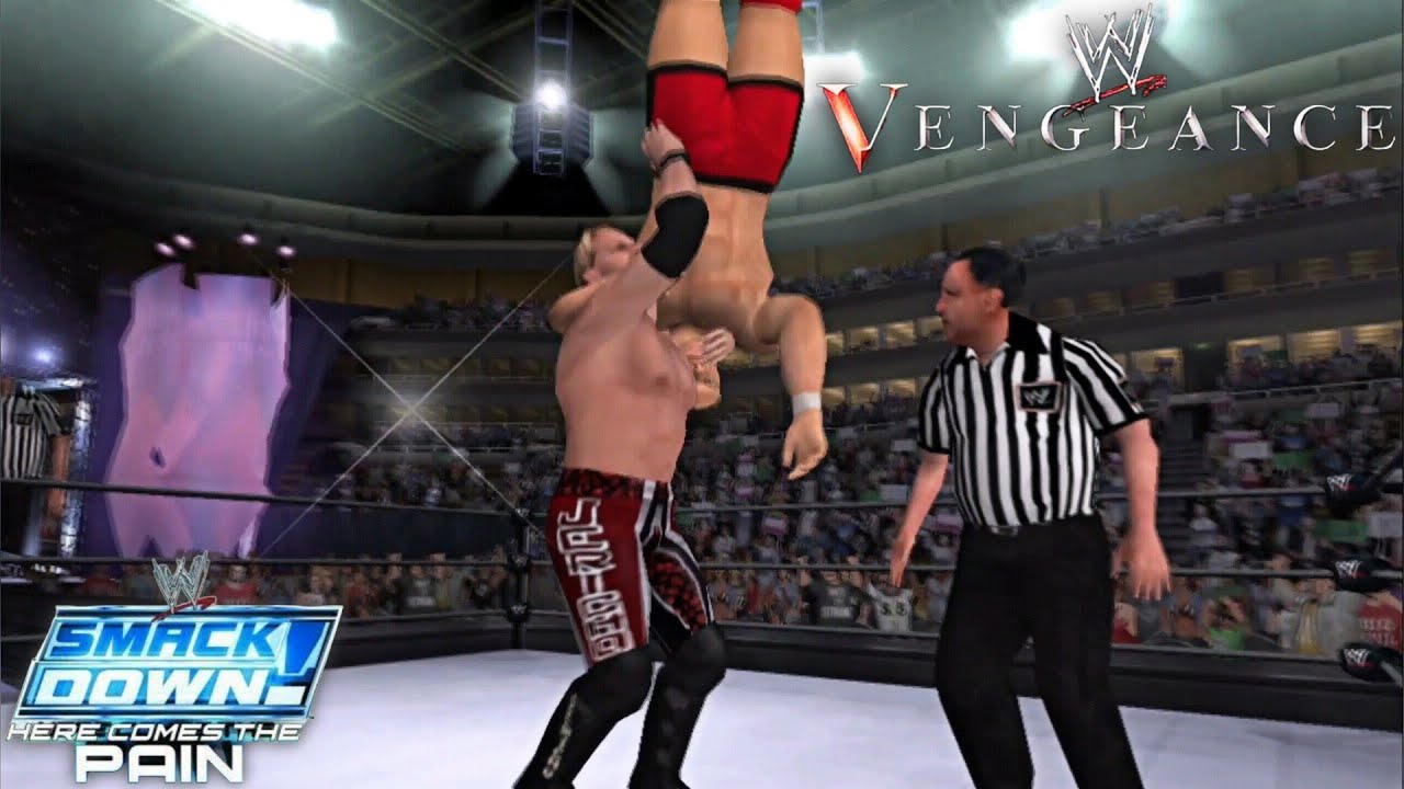 WWE John Cena vs Chris Jericho Vengeance 2002 | SmackDown Here Comes The Pain PlayStation 2 PCSX2