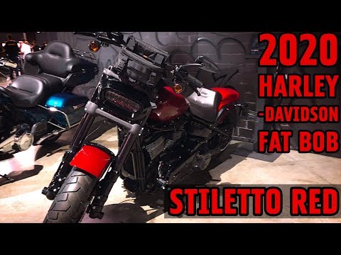 2020-harley-davidson-fat-bob-114-in-stiletto-red-|-screamin'-eagle-accessories
